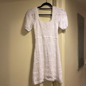 White knit lulus dress!